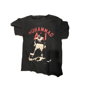 Muhammad Ali Black T-Shirt Mens Medium